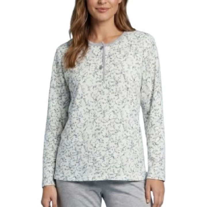Lacotex Women's Cotton Pyjama with Long Sleeves and Trousers 5115