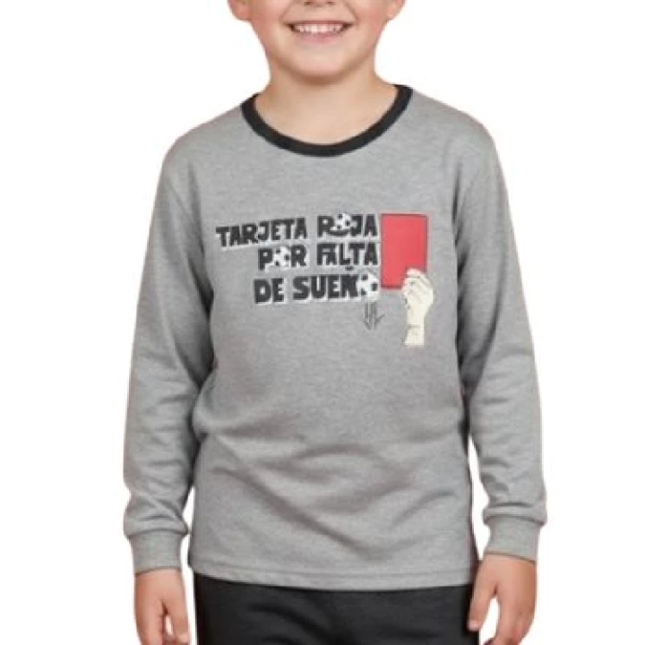 Pyjama manches longues et pantalon long en coton garçon LACOTEX 7026