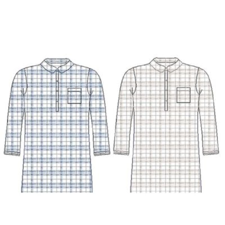 Lacotex 643185 sievietes flaneļa naktskrekls