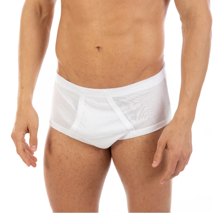Pack of 6 Classic Cotton Men's Briefs with Fly Lacotex L165