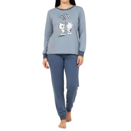Lacotex Damen-Pyjama 86804SP Übergangsjacke