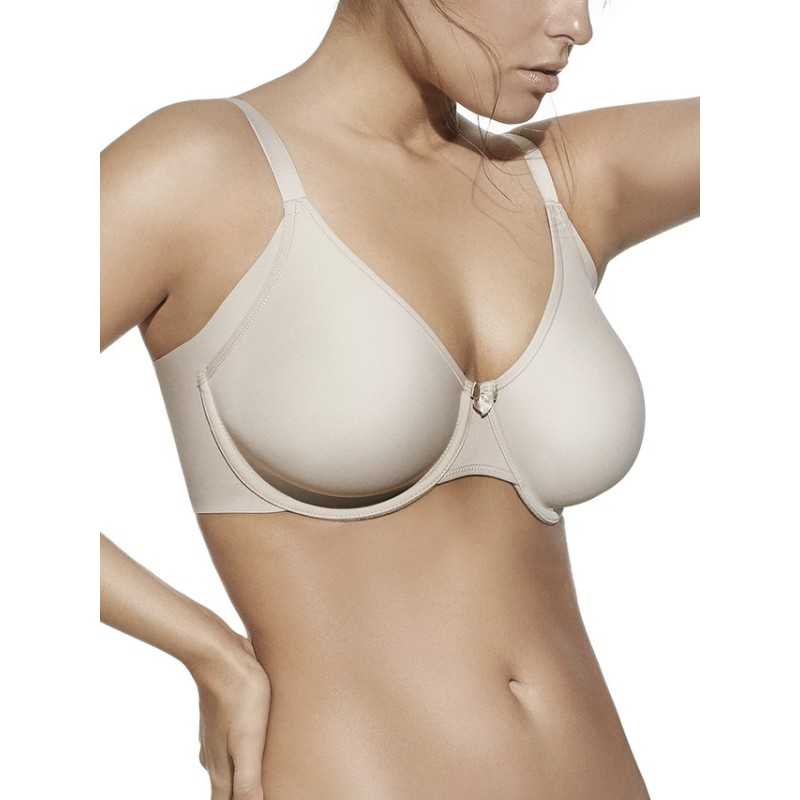 Bra with rings and without padding