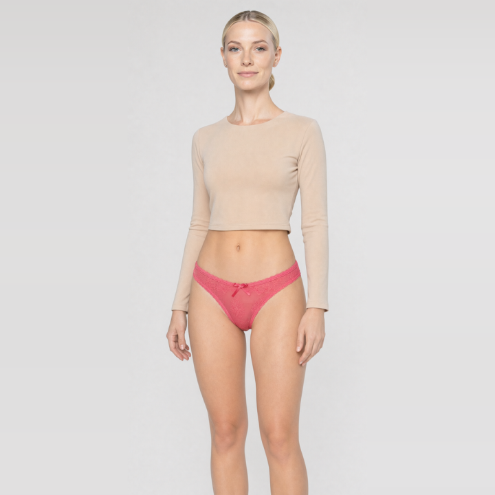 String aus Mikrofaser mit dünnen Seiten Eloise