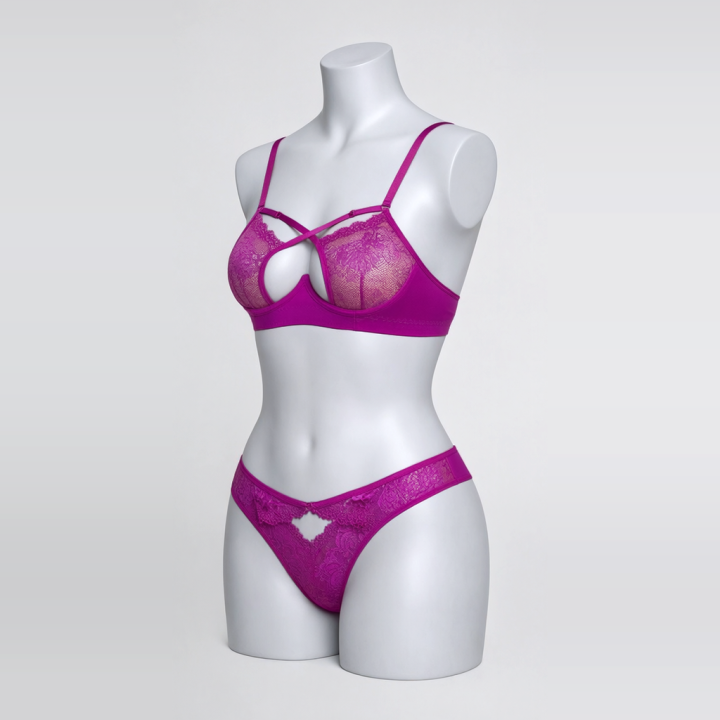 Conjunto estilo strappy Lily - Púrpura Carmesí