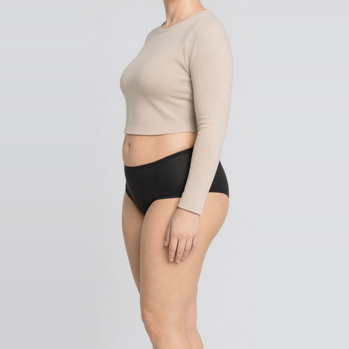 Tanga estilo faja modeladora  Lilian - Negro