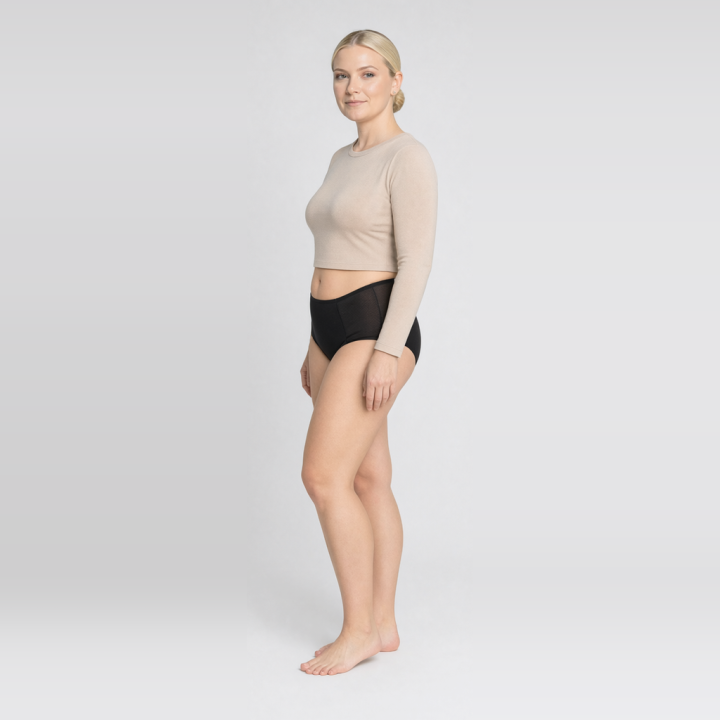 Tanga estilo faja modeladora  Lilian - Negro