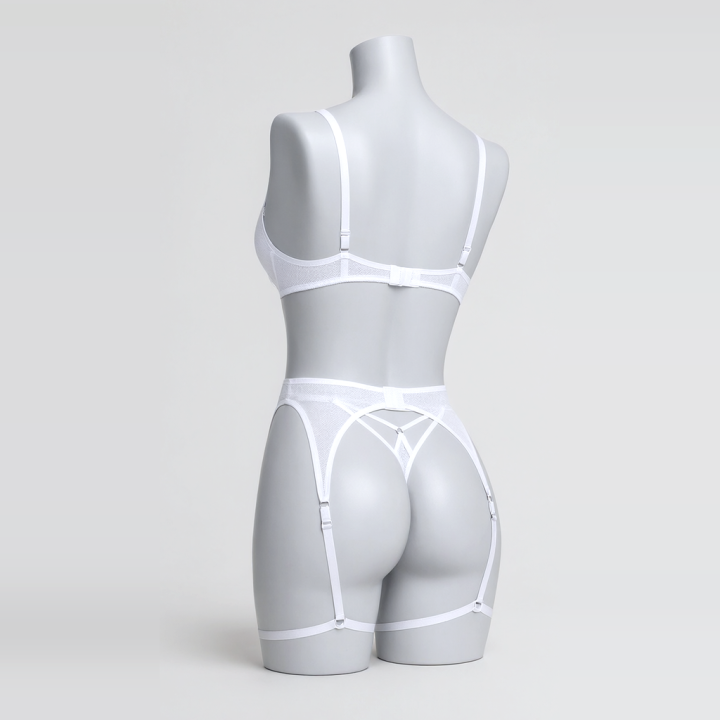 Conjunto Liguero  Bella - Blanco