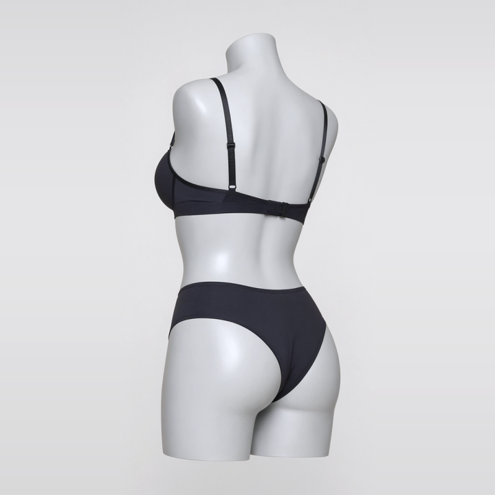 Conjunto de sujetador y braga  Leticia - Negro