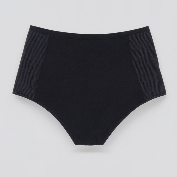 Braga estilo faja modeladora de cintura alta Fiore - Negro