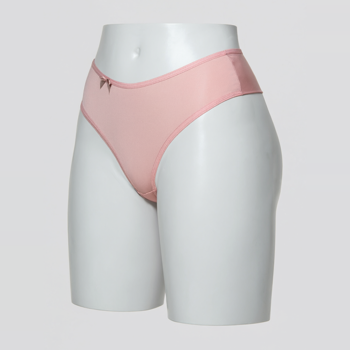 Tanga lateral ancho Luciana - Rosa Pastel