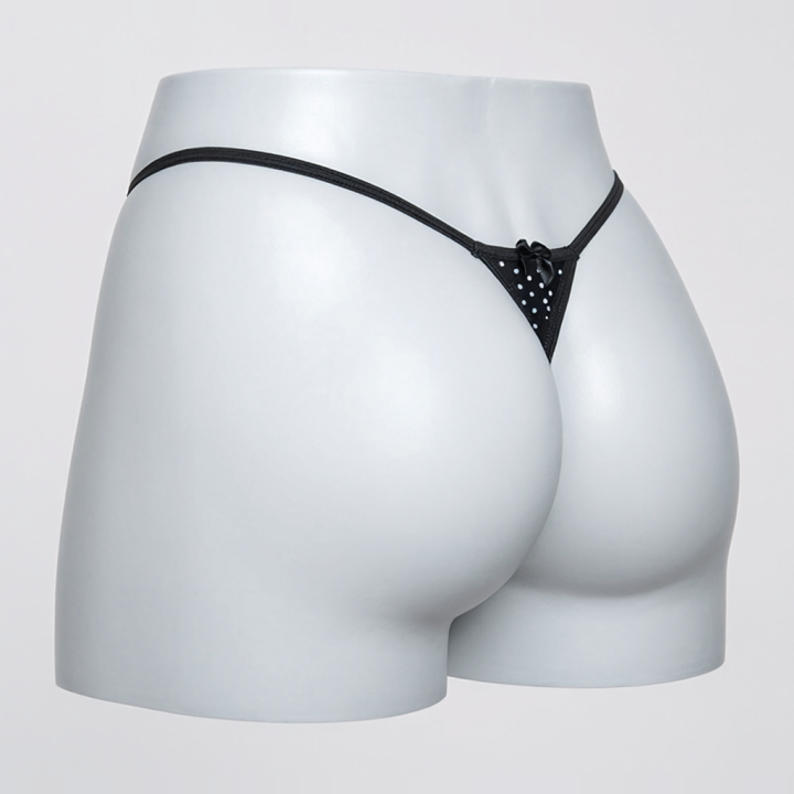 Tanga lateral fino Jocelyn - Negro