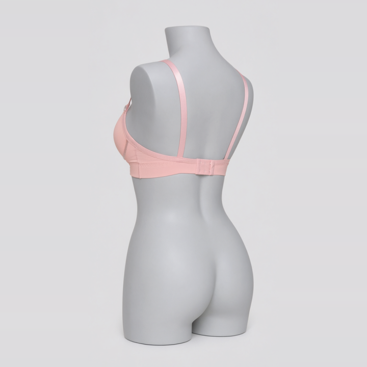 Sujetador con tirantes reforzados Serenity - Rosa Pastel