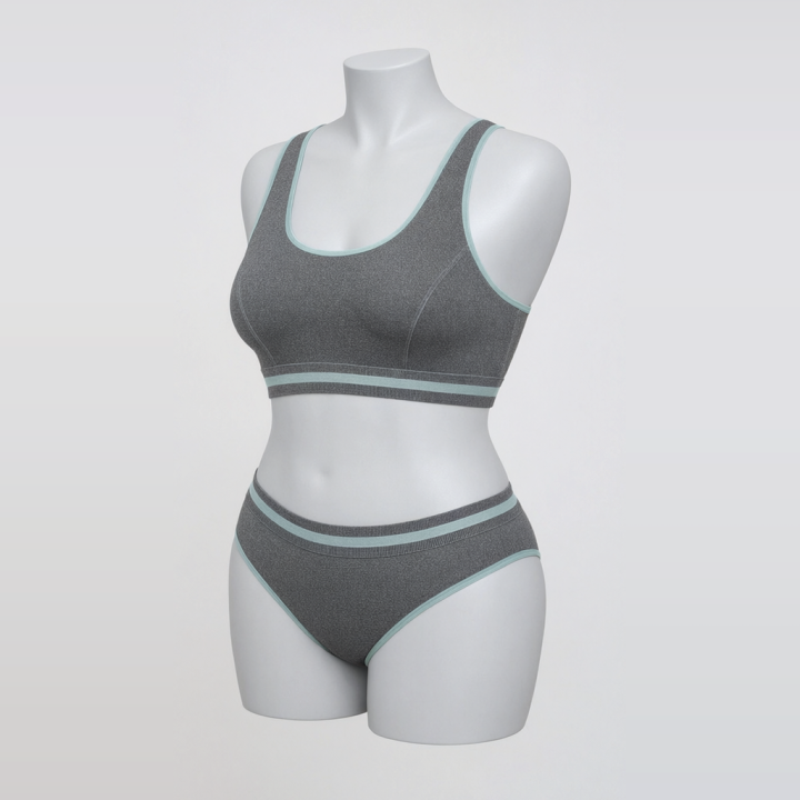 Conjunto plus size deportivo Cosima - Verde Azulado