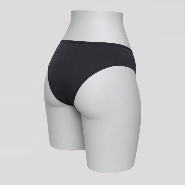 Braga alta plus size Aurelia - Negro
