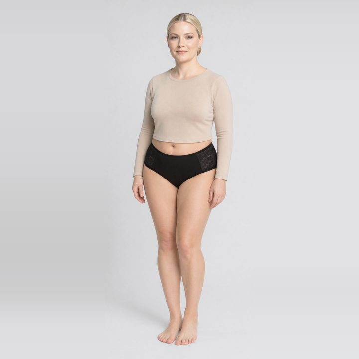 Tanga estilo faja modeladora  Lilian - Negro