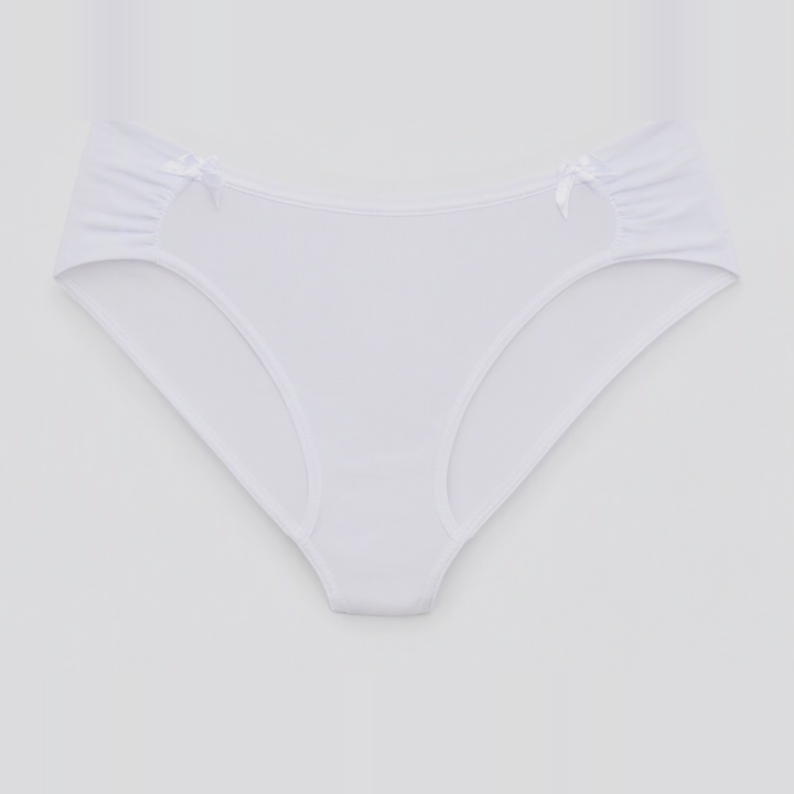 Tanga plus size Charlotte - Blanco