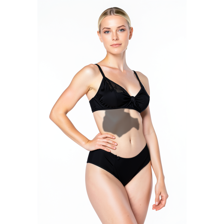 Braga con lateral ancho Giselle - Azul Medianoche