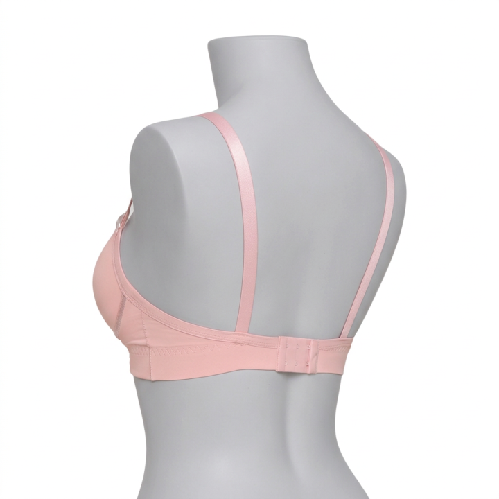 Sujetador con tirantes reforzados Serenity - Rosa Pastel