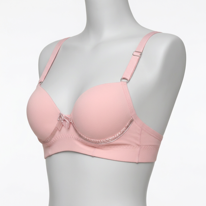 Sujetador con tirantes reforzados Serenity - Rosa Pastel