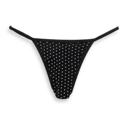 Tanga lateral fino Jocelyn - Negro