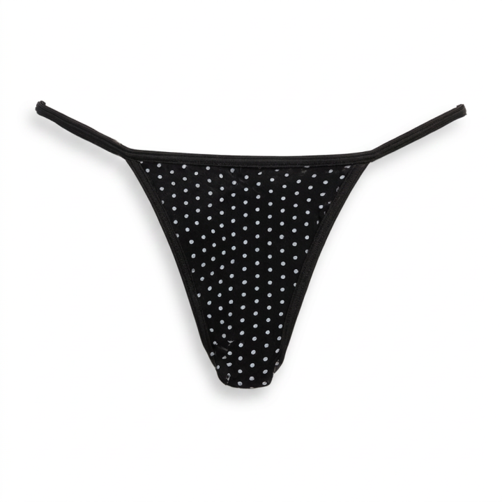 Tanga lateral fino Jocelyn - Negro