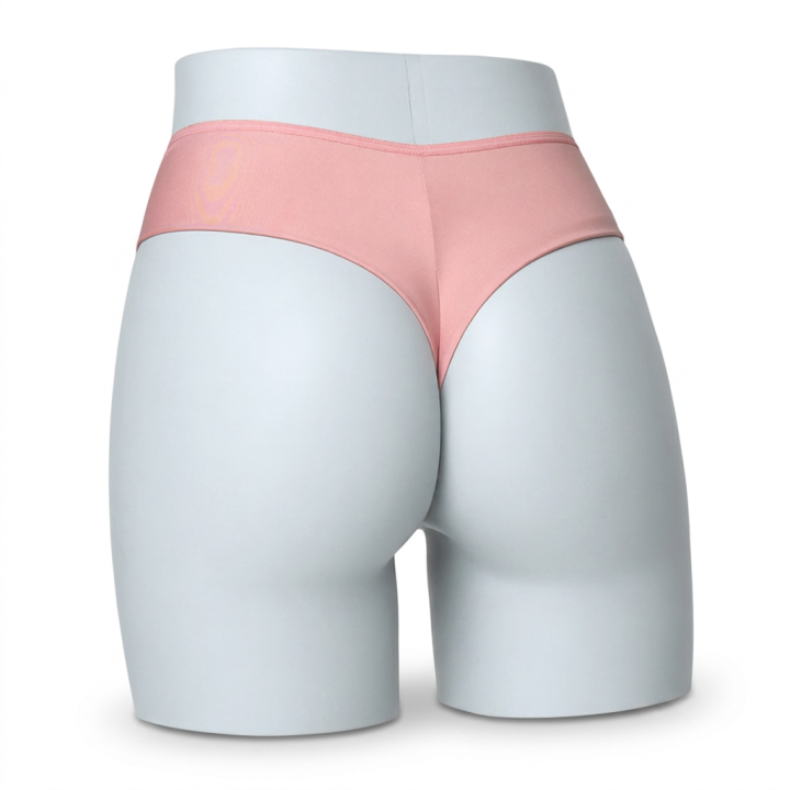 Tanga lateral ancho Luciana - Rosa Pastel