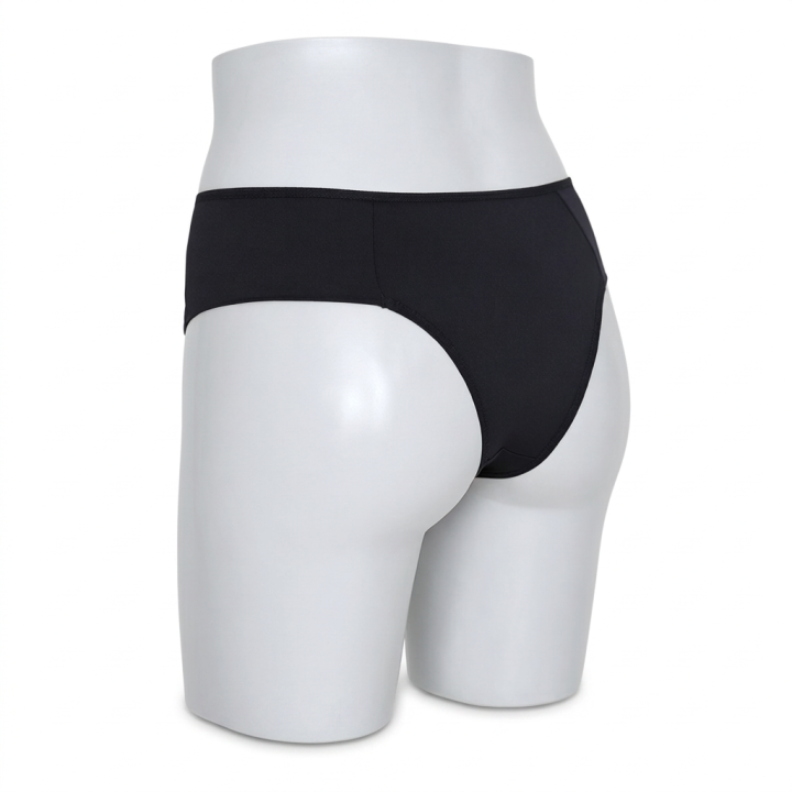 Braga con lateral ancho Giselle - Negro