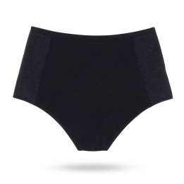 Braga estilo faja modeladora de cintura alta Fiore - Negro