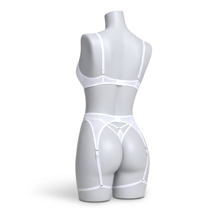 Conjunto Liguero  Bella - Blanco