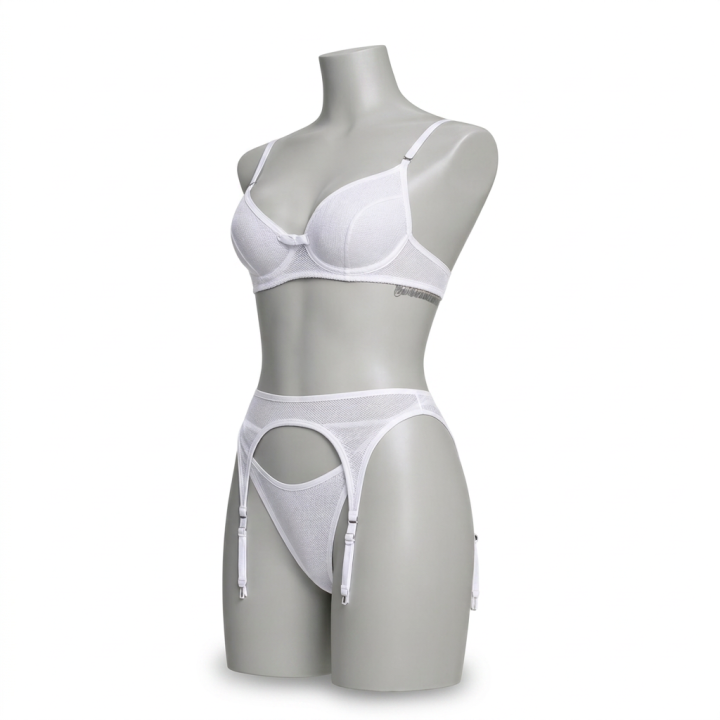 Conjunto Liguero  Bella - Blanco