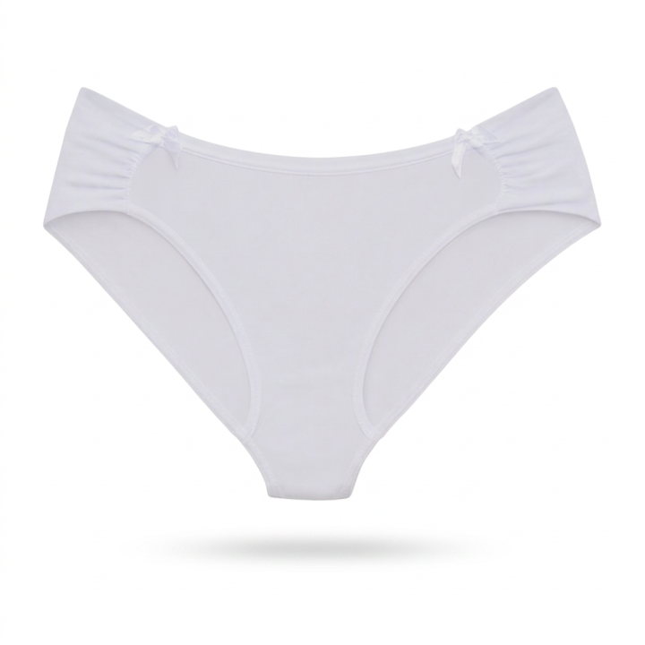 Tanga plus size Charlotte - Blanco