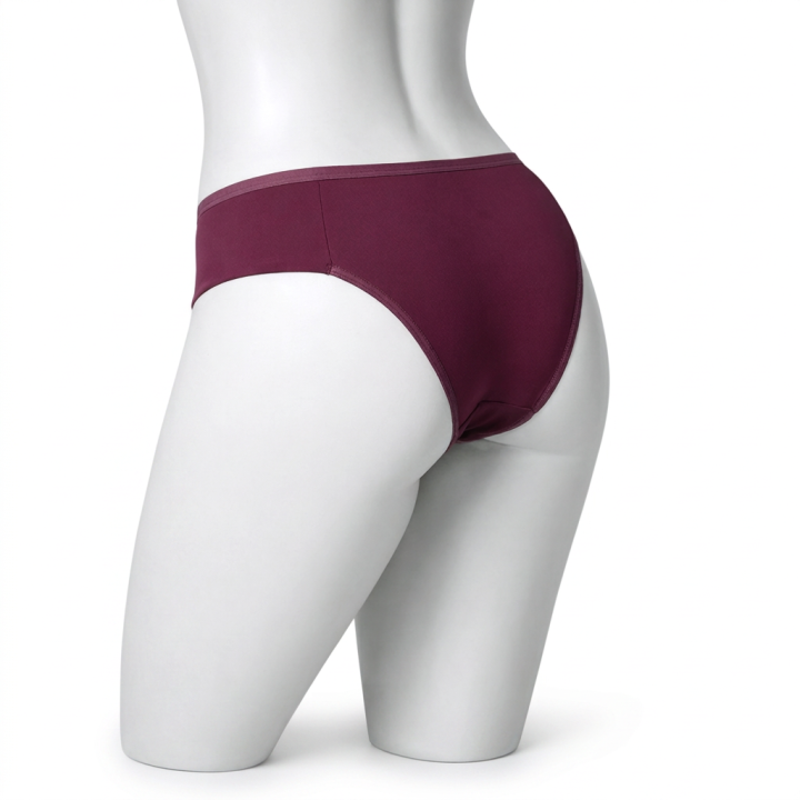 Braga alta plus size Aurelia - Vino Granate