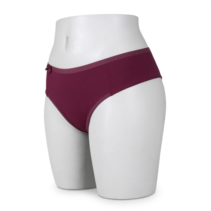 Braga alta plus size Aurelia - Vino Granate