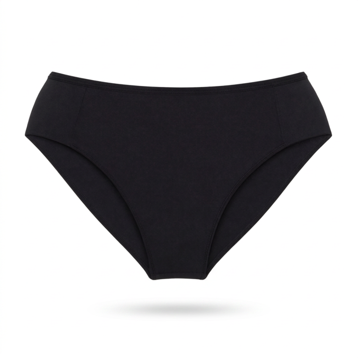 Braga alta plus size Aurelia - Negro
