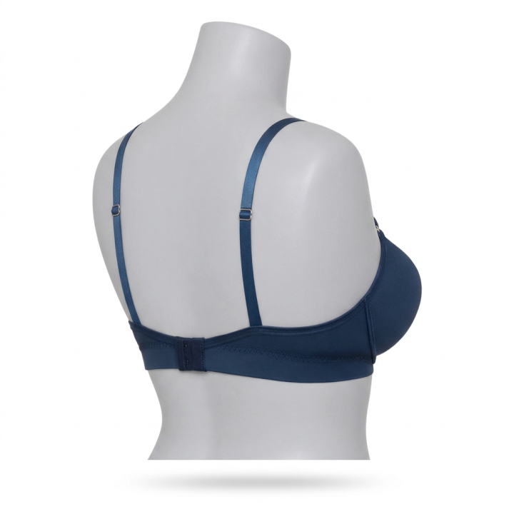 Sujetador plus size con base reforzada Lucy - Azul Medianoche