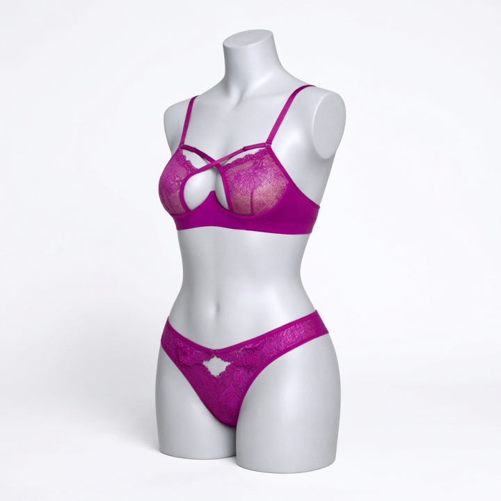 Conjunto estilo strappy Lily - Púrpura Carmesí