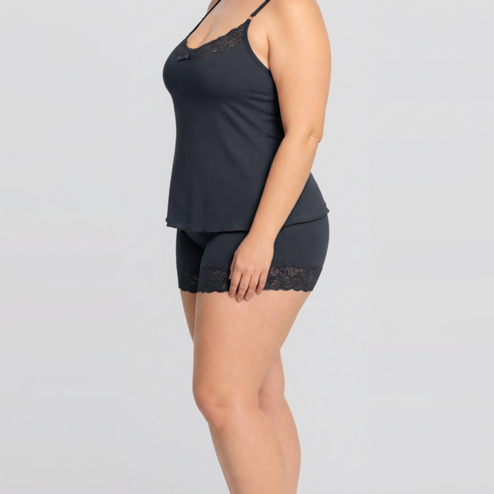 Baby Doll Plus Size Gaia - Negro
