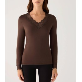 Camiseta Térmica mujer YSABEL MORA 70041Chocolate