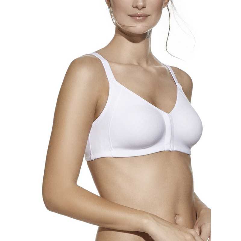Bra without hoops and without padding