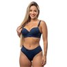 Conjunto de sujetador con base reforzada y tanga de cintura alta Lysandra