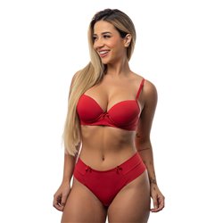 Plain set with bra and Fiorenza thong