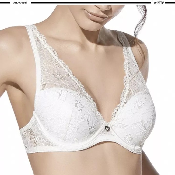 Sujetador Selene Araceli B push-up de encaje con aros