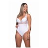 Mariana lace and microfiber bodysuit