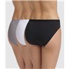 Pack 3 DIM 4H00 panties women cotton