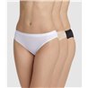 Pack 3 DIM 4H00 midi panties women cotton