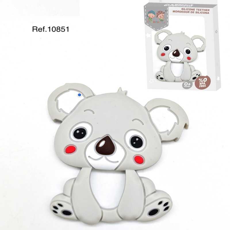 Silicone baby teether in the shape of a fun koala Hooligans 10851