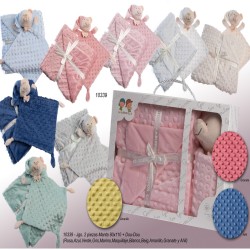 Set gift blanket and doudou de topos GAMBERRITOS 10339