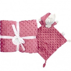 Ensemble couverture cadeau et doudou de topos GAMBERRITOS 10339