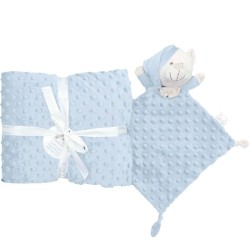 Ensemble couverture cadeau et doudou de topos GAMBERRITOS 10339