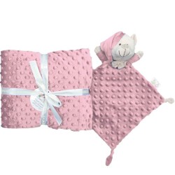 Ensemble couverture cadeau et doudou de topos GAMBERRITOS 10339